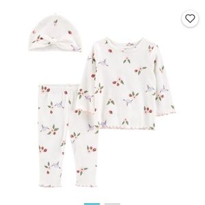 Carters 3 Piece Hummingbird Outfit